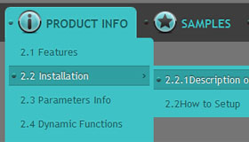 Point Aquamarine CSS Drop Down Menu Template